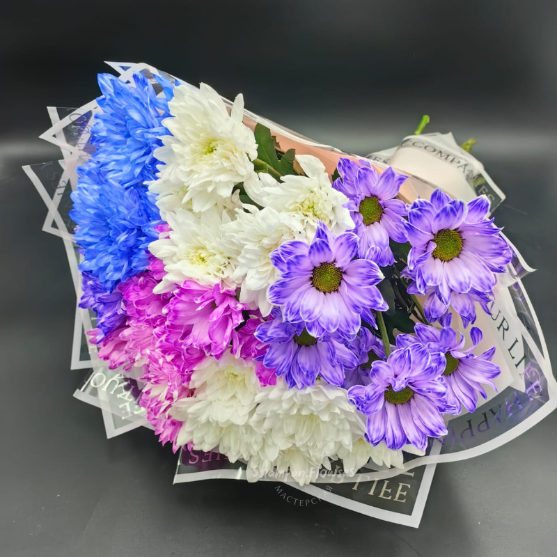 Микс из хризантем 1